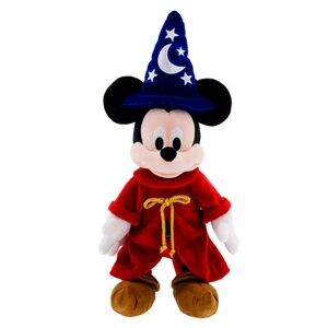 Mickey Mouse Sorcerer Plush Toy Disney Soft Robe Hat Retro Fantasia Collectible